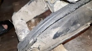 Демонстрация замены подшипников в маятнике питбайка