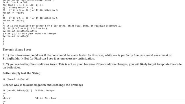 Code Review: FizzBuzz Implementation in Java (4 Solutions!!) смотреть онлайн