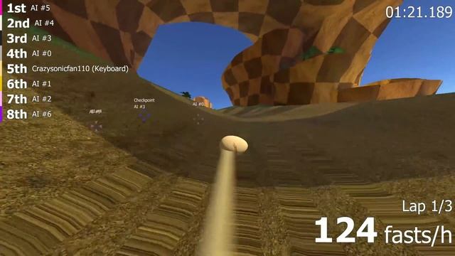 Sanic Ball Racing (Easter Edition) смотреть онлайн