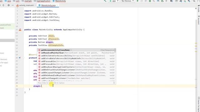 Simple Login App Tutorial for Beginners E01 - Login Activity Using Android Studio 3.6.3 (NEW) смотреть онлайн