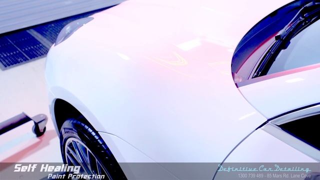 Porsche Macan S White Definitive Sydney Self Healing Gel Ceramic Coating High Gloss Paint Protectio смотреть онлайн
