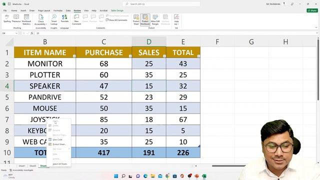 Excel Tutorial for Beginners | Protect sheet | Protect Workbook | Learn Excel смотреть онлайн