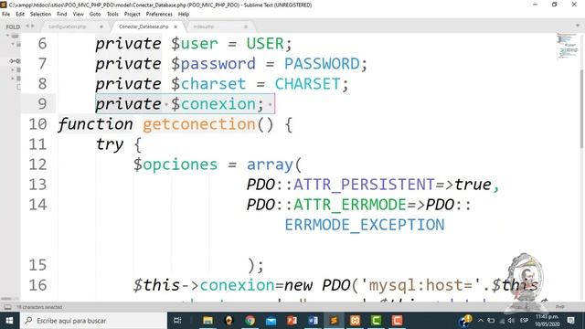 Dia 9 1 PHp PDO POO mvc Mysql Conexion смотреть онлайн