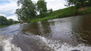 По реке Оке и Протве на лодке пвх. Фрегат 430. Ямаха 9.9