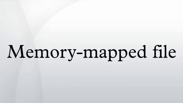 Memory-mapped file смотреть онлайн