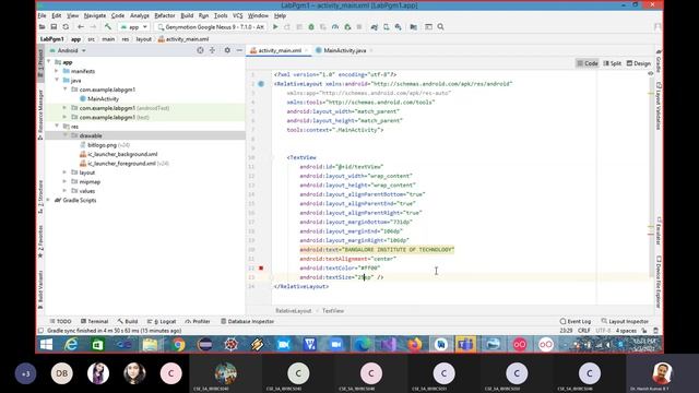Creating Visiting Card App Lab Pgm No 1 смотреть онлайн