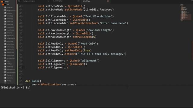 11 PyQt5 QLineEdit with Python تعلم بايثون مع نور смотреть онлайн