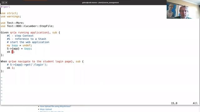 Perl Test BDD Cucumber - part 5 - with Erik Hülsmann смотреть онлайн