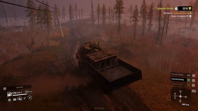 SNOWRUNNER #59 * Мичиган * Состязание - "Горящие бочки" смотреть онлайн