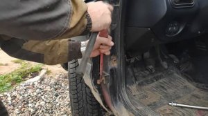 Замена втулок петлей на дверях Нива Шевроле