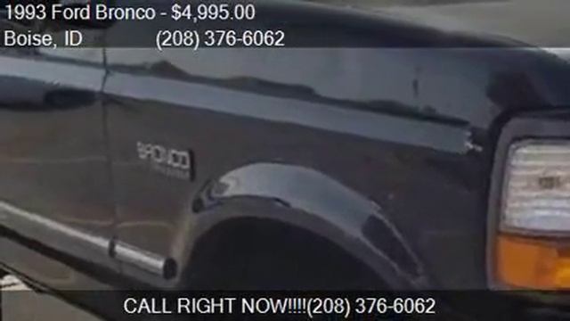 1993 Ford Bronco Base 2dr 4WD SUV for sale in Boise, ID 8371 смотреть онлайн
