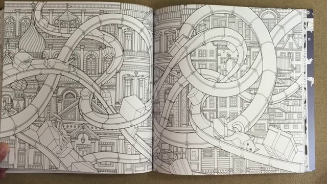 The Night Voyage: A Magical Adventure and Coloring Book flip through смотреть онлайн