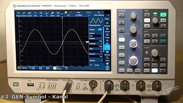 FUNKTIONsGENERATOR | Bugs | Rohde & Schwarz RTM3004 | Oszilloskop RTM 3004 | Test Review #2 смотреть онлайн