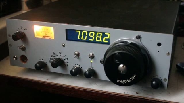 Эфир 40м. Антенна не диапазонная 5/8 27мГц