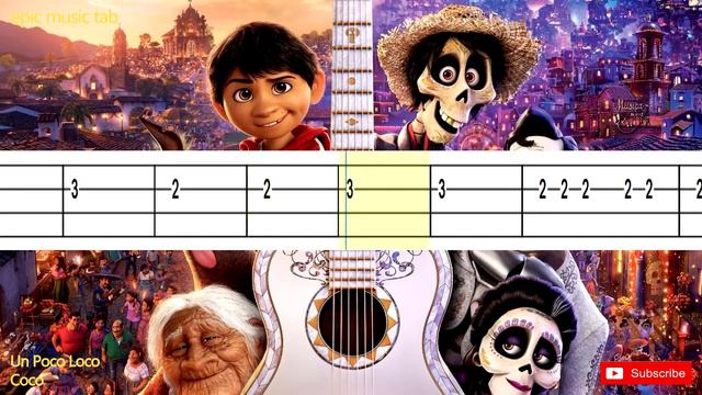 Un Poco Loco - Coco - EASY Ukulele Tutorial (WITH INTRO RIFF) Learn How to play Ukulele COVER + TAB смотреть онлайн