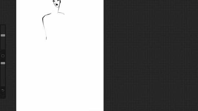 Рисую фэшн раскраску на iPad PRO в Procreate смотреть онлайн