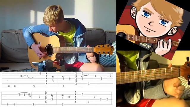 Jak Zagrać (fingerstyle) Smells like teen spirit - NIRVANA na gitarze ( MaksUczY - 2 cz. ) смотреть онлайн