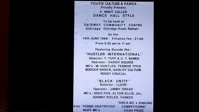 Hustler Sound System V's Black Unity  Sound Clash  86  Part 2