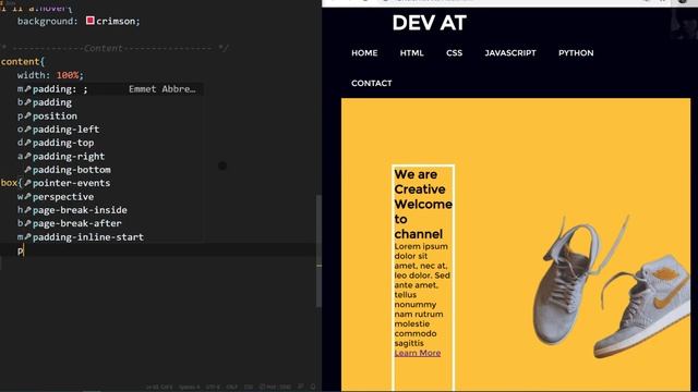 Responsive Landing Page Website Design | HTML CSS | No Javascript смотреть онлайн