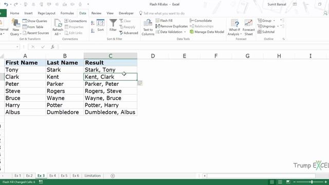 Using Flash Fill in Excel 2013 and 2016 (6 Examples) смотреть онлайн