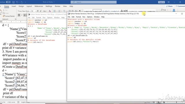 Python Pandas Varience 25 Part 95 смотреть онлайн