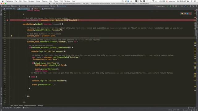 Perform validation onsubmit in suitecrm смотреть онлайн