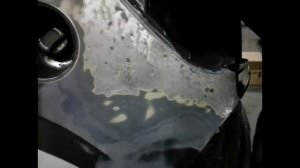 Усадка металла на крыле.