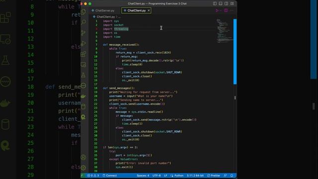Python Chat смотреть онлайн