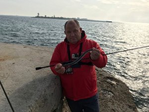 Сарган на пилькера. Крым *Евпатория* Донузлав* Беляус. Осень (октябрь 2020 г.)