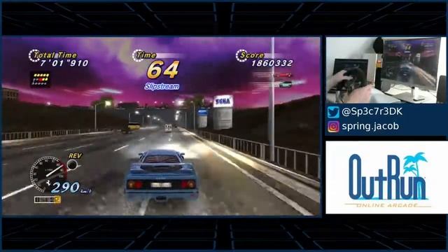 Outrun Online Arcade (15 Stages) - X360 - 3,107,460pts смотреть онлайн