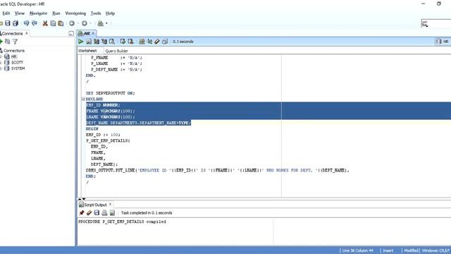 HOW TO RETURN MULTIPLE VALUES FROM A PROCEDURE IN ORACLE PL/SQL? (USING OUT PARAMETERS) смотреть онлайн