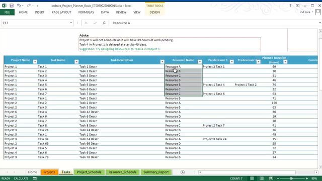 Project Planner Excel Template - Free Project Plan Template for project scheduling смотреть онлайн