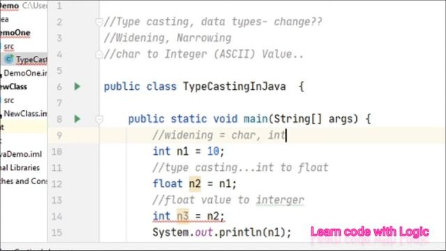 Java Type Casting || widening and narrowing in java || Concert Char to number (ASCII value) in #JAV смотреть онлайн