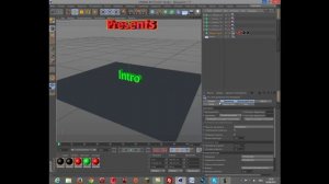Как создать заставку в Cinema 4d.