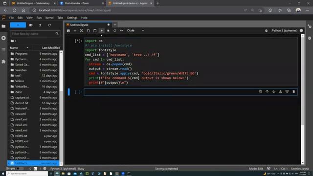 Run Linux, and Windows O.S Commands within Python Program ( Jupiter Lab/Notebook) смотреть онлайн