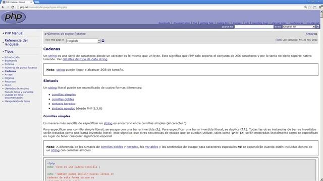 PHP: sintaxis básica смотреть онлайн