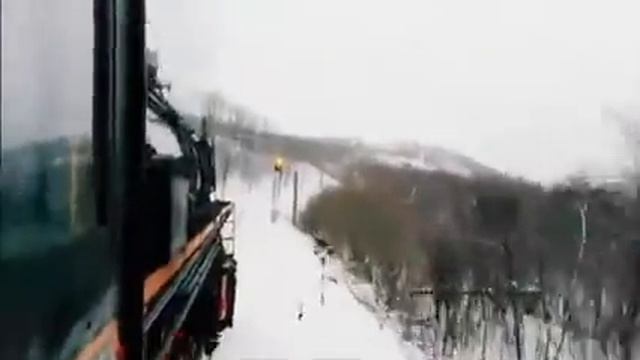 Ретро-поезд Самара-Жигулевск 04.01.2021