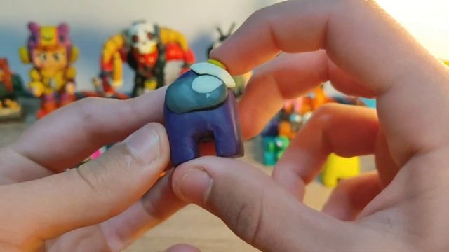 How To Make Among Us With Clay?Как слепить Амонг Ас из ПЛАСТИЛИНА!?? |ClayHobby| №45