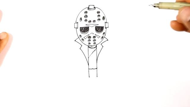 Como dibujar a Jason Cartoon - Viernes 13 - Friday the 13th Movie смотреть онлайн
