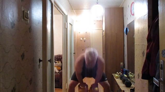 РЫВОК + ЖИМ С ГИРЯМИ ПО 40 КГ НА 4 Ц смотреть онлайн