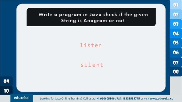 Java String Programs For Beginners | Java String Examples | Java Training | Edureka | Java Rewind - смотреть онлайн