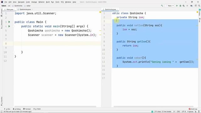 (2021) Java dasturlash tili. 16-Dars: Instance Variable смотреть онлайн