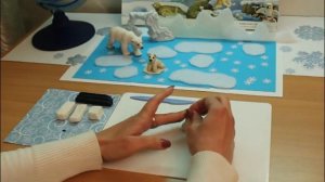 Путешествие к белым медведям. Лепка белого медвежонка. Панкрушева Н.Г.