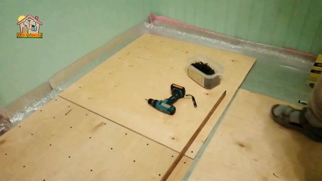 Монтаж фанеры на фольгированный утеплитель. Ремонт и утепление пола своими руками. DIY & DACHA. №13 смотреть онлайн