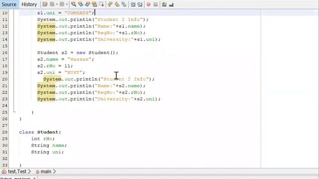 1.2 Classes of Java (Implementation ) in Urdu/Hindi смотреть онлайн