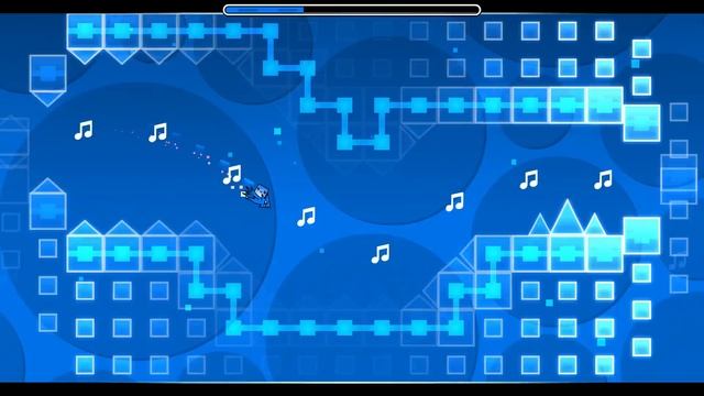 Geometry Dash, но каждое нажатие делает уровень невидимым смотреть онлайн