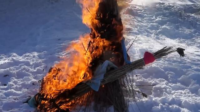 Сожжение масленицы смотреть онлайн