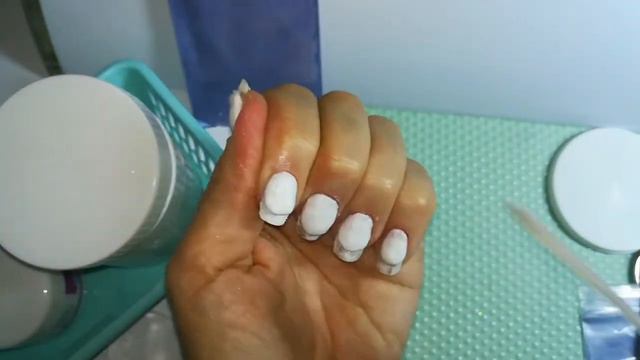 Выкладной френч акриловой пудрой / French tips смотреть онлайн