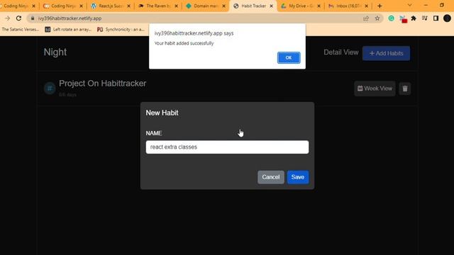 REACT || Habit Tracking App || Project смотреть онлайн