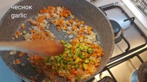 Вкусная, рассыпчатая гречка с овощами и курицей! Рецепт Гречка